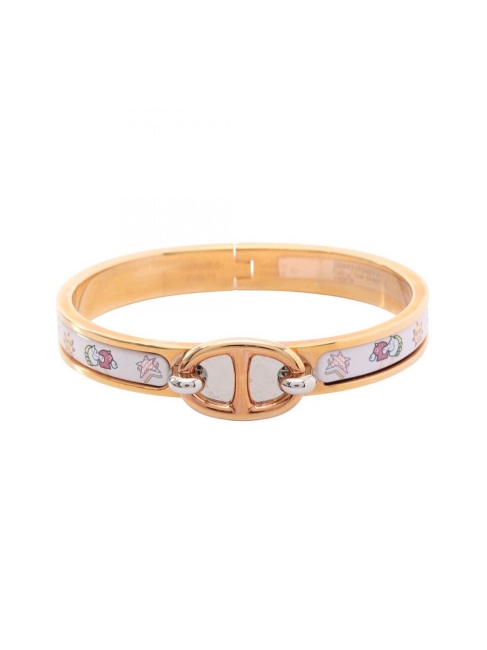 Hermes Mini Click Chaine d’Ancre Bracelet Funny Ice Cream Size Small